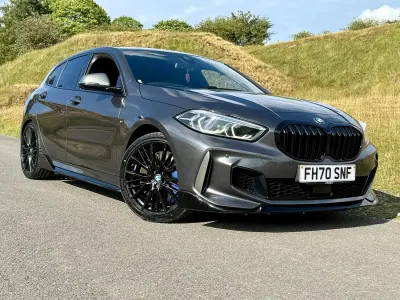 Used BMW M135 Comfort Edition 301 HP (221 kW) 2021 Grey Hatchback