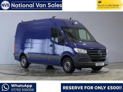 Used Mercedes Sprinter Progressive 148 HP (108 kW) 2021 Blue Van