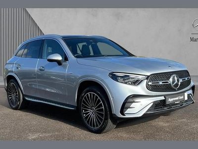Used Mercedes GLC300e AMG line 313 HP (230 kW) 2025 Metallic paint hightech silver SUV
