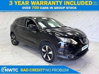 Begagnad Nissan Qashqai N-TEC 115 HK (84 kW) 2015 Svart SUV