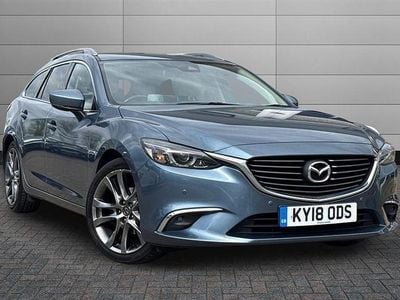 Usado Mazda 6 Inclusive 165 HP (121 kW) 2018 Azul Carrinha