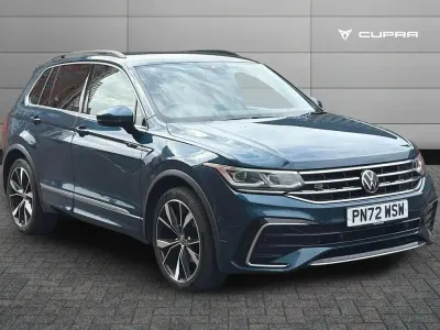 Used VW Tiguan R-line 150 HP (110 kW) 2022 Blue SUV