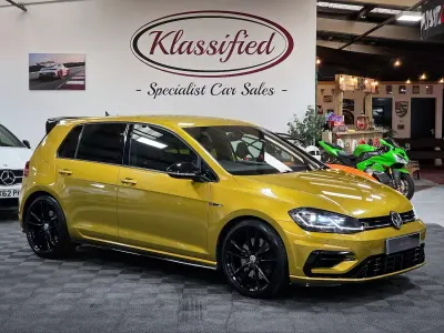 Used VW Golf VII R 310 HP (228 kW) 2017 Yellow Hatchback