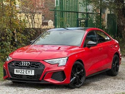 Red Used 2022 Audi S3 Advanced Sedan | £21,990