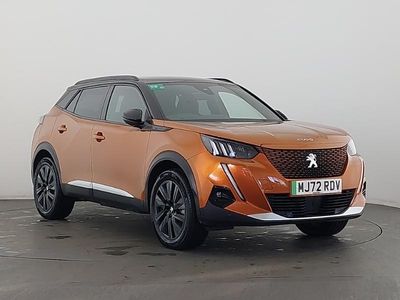 Used Peugeot e-2008 Premium 100 kW (136 HP) 2022 Orange SUV