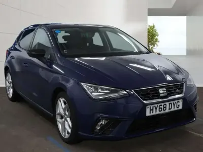 Used Seat Ibiza FR 95 HP (69 kW) 2018 Blue Hatchback