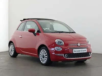 Used Fiat 500C Lounge 69 HP (50 kW) 2018 Red Cabriolet