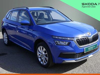 Used Skoda Kamiq SE 94 HP (69 kW) 2022 Energy blue SUV