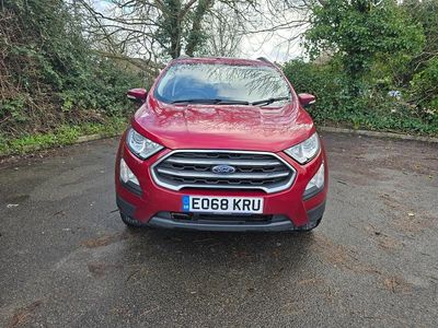 Used Ford Ecosport Zetec 125 HP (91 kW) 2018 Red SUV