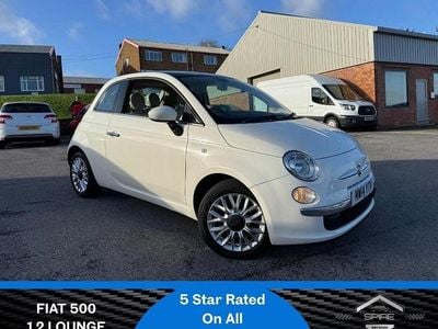 White Used 2014 Fiat 500 Lounge Hatchback | £3,595 (Good price)