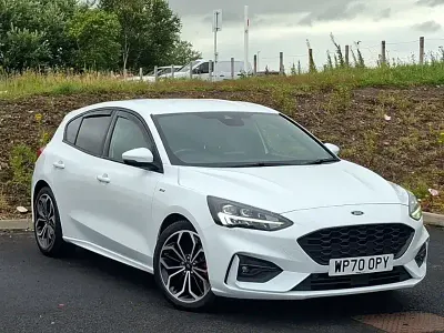 Used Ford Focus ST-Line X 155 HP (114 kW) 2020 White Hatchback