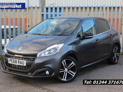 Grey Used 2018 Peugeot 208 GT-line Hatchback | £8,800 (Expensive)