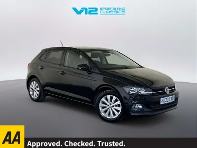 Used VW Polo Match 95 HP (69 kW) 2020 Black Hatchback