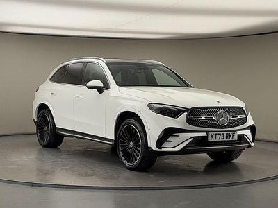 Polar white Used 2023 Mercedes GLC300e AMG line SUV | £47,350 (A bit pricey)