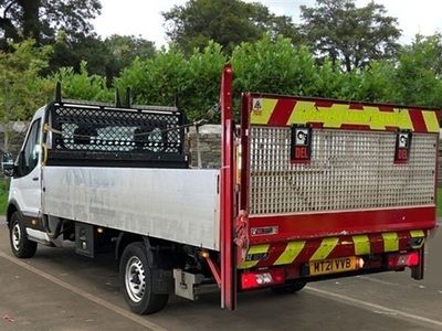 used Ford Transit TDCI 130ps Dropside LWB Alloy Body HIgh Sided With Tail Lift in great condition for its age and mile