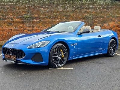 Used Maserati GranCabrio 450 HP (330 kW) 2018 Blue Cabriolet