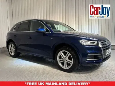 Used Audi Q5 S-Line 190 HP (139 kW) 2020 Blue SUV
