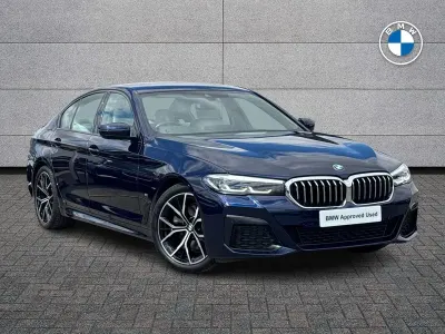 Used BMW 520 M Sport 187 HP (137 kW) 2022 Blue Sedan