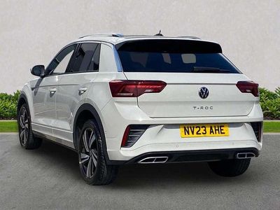 Usado VW T-Roc R-line 150 HP (110 kW) 2023 Cinzento SUV