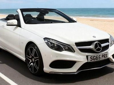 White Used 2015 Mercedes E400 AMG line Cabriolet | £15,000