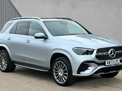 Used Mercedes GLE450 AMG AMG line 381 HP (280 kW) 2023 Metallic paint hightech silver