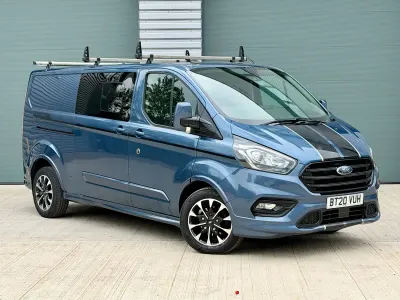 Used Ford Transit Custom Sport 185 HP (136 kW) 2020 Blue Van