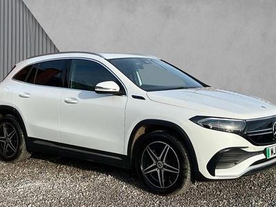 White Used 2021 Mercedes EQA350 AMG line SUV | £20,580 (Fair price)