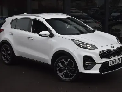 Used Kia Sportage GT-Line 174 HP (127 kW) 2018 Fusion white SUV