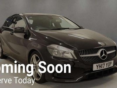 Used Mercedes A200 AMG line 2017 Black Hatchback