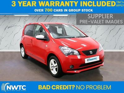 Used Seat Mii Design 60 HP (44 kW) 2017 Red Hatchback