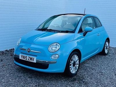 Blue Used 2015 Fiat 500 Lounge Hatchback | £3,695 (Good price)