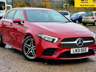 Used Mercedes A220 AMG line 190 HP (139 kW) 2021 Red Hatchback