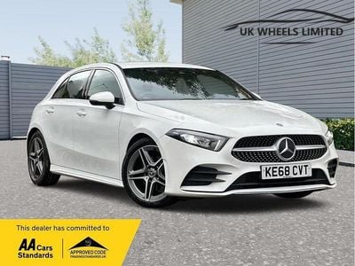 White Used 2018 Mercedes A200 AMG line Hatchback | £14,690 (Good price)