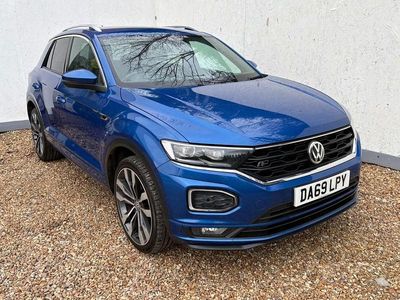 Blue Used 2019 VW T-Roc R-line SUV | £17,690 (Fair price)