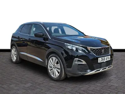 Used Peugeot 3008 GT-line 130 HP (95 kW) 2019 Black SUV