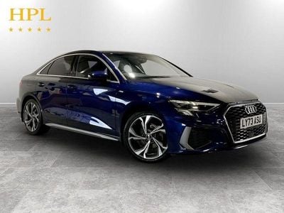 Used Audi A3 S-Line 150 HP (110 kW) 2023 Blue Sedan