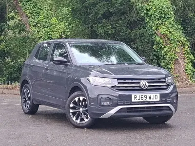 Usado VW T-Cross S 95 HP (69 kW) 2020 Cinzento SUV