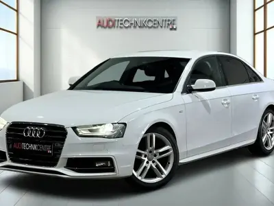 Used Audi A4 S-Line 150 HP (110 kW) 2014 White Sedan