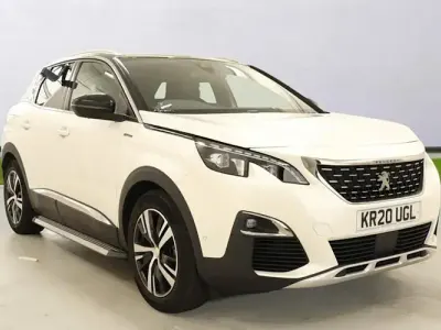 Used Peugeot 3008 GT-line 131 HP (96 kW) 2020 White SUV