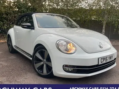 Used VW Beetle Cabriolet Sportline 150 HP (110 kW) 2015 White Cabriolet