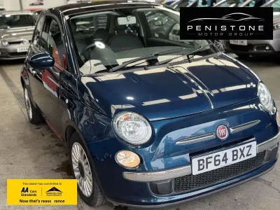 Used Fiat 500 Lounge 85 HP (62 kW) 2014 Blue Hatchback