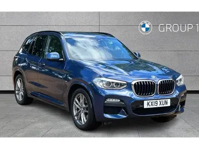 Used BMW X3 M Sport 184 HP (135 kW) 2019 Blue SUV