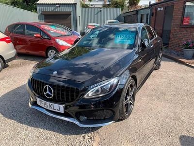 Black Used 2015 Mercedes C250 AMG Line Premium Plus Sedan | £11,995 (A bit pricey)