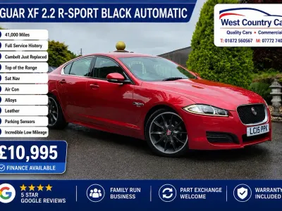Used Jaguar XF R-Sport 200 HP (147 kW) 2015 Red Sedan