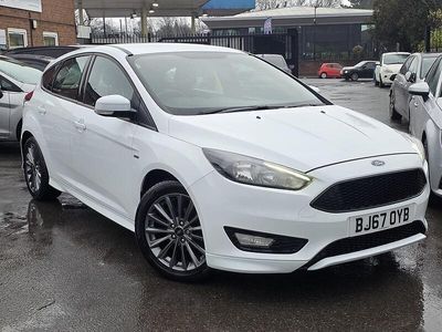 White Used 2017 Ford Focus ST-Line Hatchback | £8,495 (Fair price)