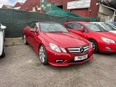 Używany Mercedes E350 2011 Czerwony Kabriolet