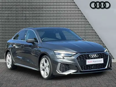 Used Audi A3 S-Line 110 HP (80 kW) 2023 Grey Sedan