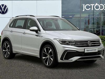 Silver Used 2022 VW Tiguan R-line SUV | £27,941 (Fair price)