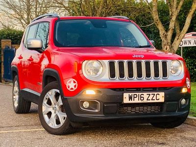 Red Used 2016 Jeep Renegade Limited SUV | £6,990 (Fair price)