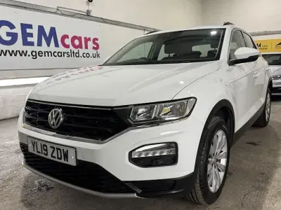Used VW T-Roc SE 116 HP (85 kW) 2019 White SUV